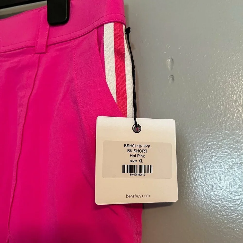 🏷️ NWT Belyn Key Women's Hot Pink Short Size XL - Picture 3 of 8